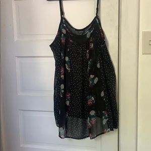 Scoop neck tank top